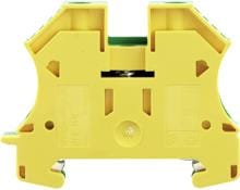 Weidmüller WPE 16 N Schutzleiter-Reihenklemme, Schraubanschluss, 16 mm², 1920A (16 mm²), grün / gelb