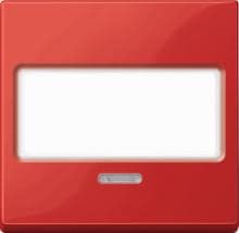 Wippe mit Schriftfeld und Kontrollfenster, rot, Merten MEG3370-0306
