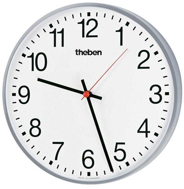 Theben OSIRIA 241 AR KNX Innenuhr rund, einseitig, 40 cm, arabische Zahlen, Metall 5009240