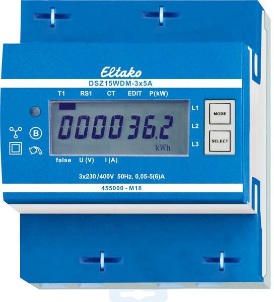 Eltako DSZ15WDM-3x5A Drehstromzähler 3x5A, MID-geeicht (28305515)