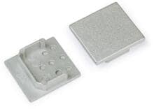 Brumberg Endkappen-Set zu LED-Anbauprofil 53603260, silber (53057260)