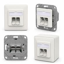 METZ CONNECT E-DAT C6A LSA++ Datenanschlussdose