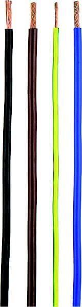General Cavi PVC-Aderleitung H05V-K 0,75, braun, Ring, 100 m
