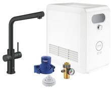 GROHE Blue Professional L-Auslauf Set, velvet black (31347KS3)