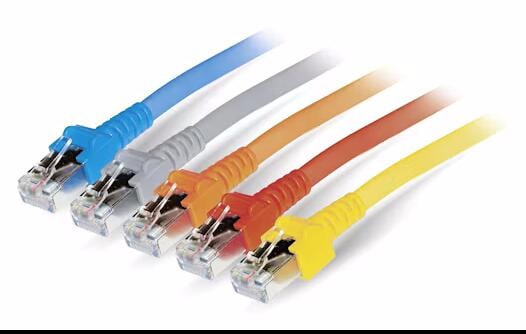 Dätwyler RJ45-Patchkabel Cat.5/5e,100 MHz, geschirmt (S/UTP), Belegung 1:1, L 10m, grau (652026)