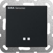 Gira 2366005 Bewegungsmelder-Sensor, Sensotec mit Fernbedienung, System 55, schwarz matt