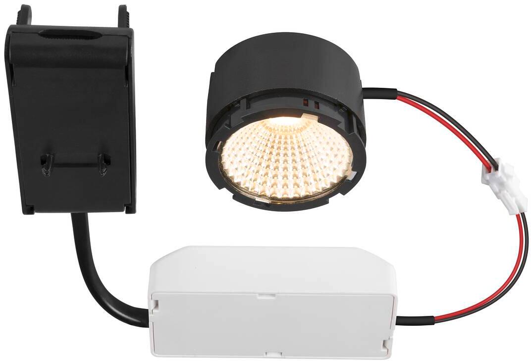 SLV NEW TRIA LED-Modul für NEW TRIA 68/75 Deckeneinbauringe, 3000K, 60°, PHASE dimmbar, schwarz (1007384)