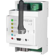 Elektrobock PRE40 Konverter RS232-Ethernet, WiFi auf DIN-Schiene, REG, Grau