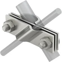 OBO Bettermann 2760 20 V4A Anschlusslasche für Runddraht, 20mm, rostfreier Edelstahl (5001633)
