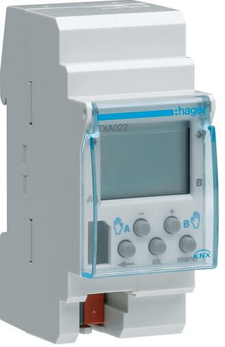 Hager TXA022 Wochenschaltuhr KNX, 2 Kanäle