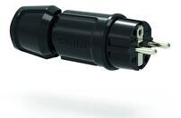 Bals Schuko Stecker MULTI-GRIP, 16A, 3p, 250V, IP44, schwarz (7372)