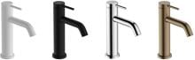 hansgrohe Tecturis S Einhebel-Waschtischarmatur 80 CoolStart wassersparend+ mit Zugstangen-Ablaufgarnitur, Messing, 4 l/min