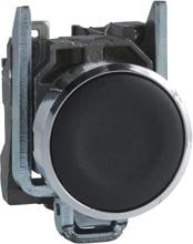 Schneider Electric XB4BA21 Drucktaster, Metall, 22 mm, schwarz