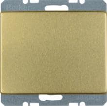 Berker 10440002 Blindverschluss mit Zentralstück, Arsys, gold matt, Aluminium eloxiert