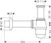 hansgrohe Tassensiphon Standardmodell für Bidet, Chrom (55213000)