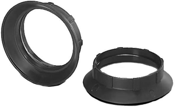 houben Kunststoff-Schraubringe, E27, PA GF, Ø 55mm H15mm, schwarz (109285)