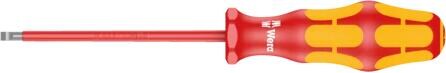 Wera 160 i VDE-isolierter Schlitz-Schraubendreher, 3,5mm Klingenbreite, gelb rot (05006110001)