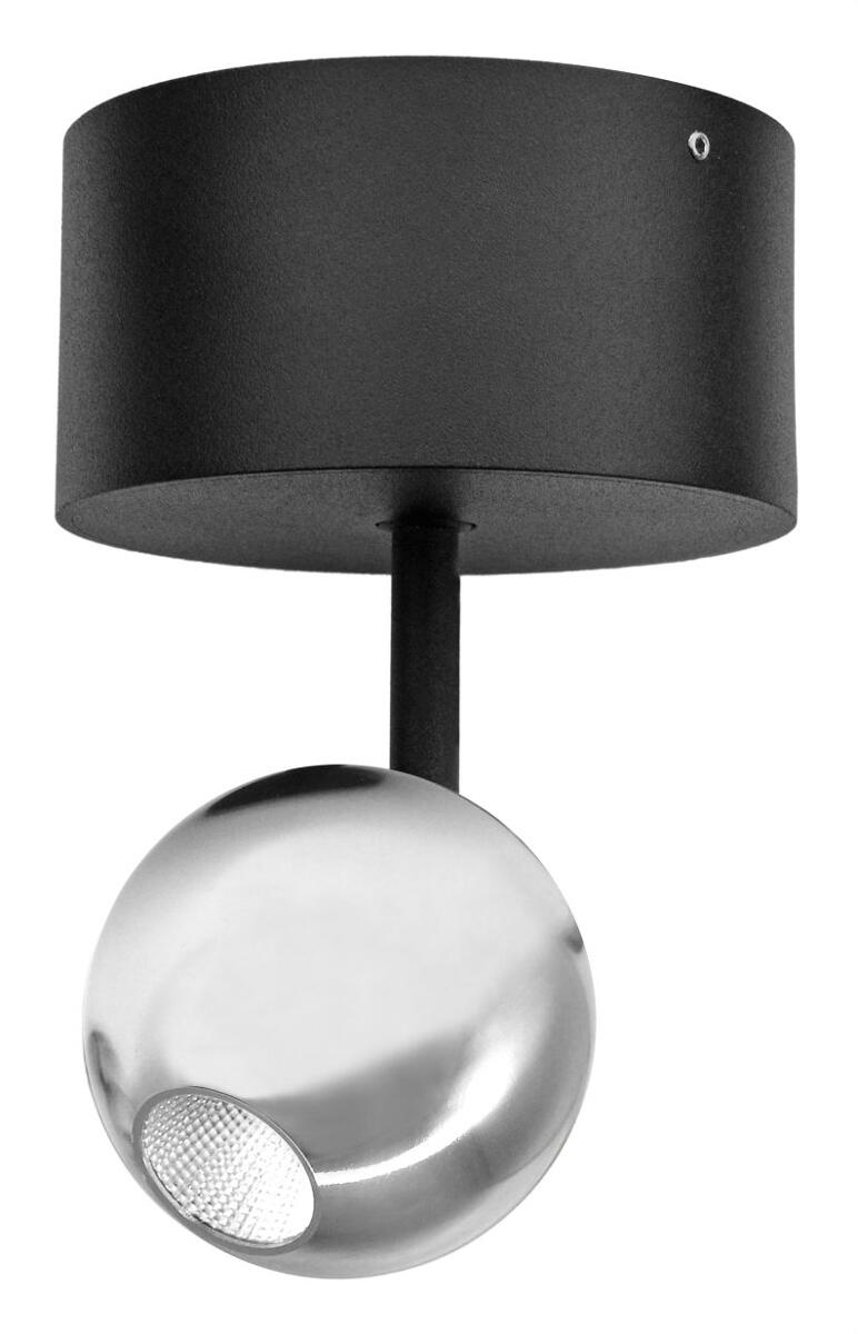 Beneito Faure BORA LED-Strahler, Anbau, 4,5W 240V 36° 2.700K 290Lm, chrom