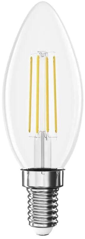 EMOS Filament LED Lampe Candle, E14, 3,4W (40W), 470lm, Neutralweiß (1525731446)