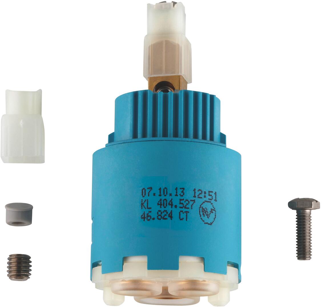 GROHE Kartusche für Einhandmischer, 35 mm, mit Kaltstart-Funktion, mit Temperaturbegrenzer, chrom (46863000)