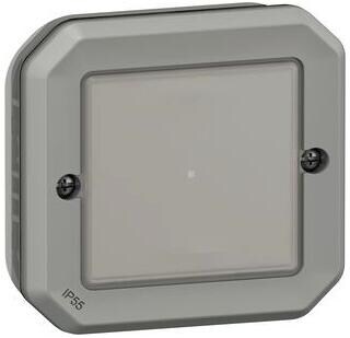 Legrand Plexo New with Netatmo für Feuchtraum-Installation, Schalter mit Dimmeroption, 150W, IP55, grau (069876L)