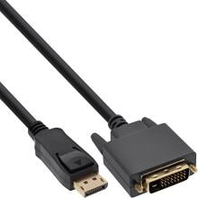 InLine DisplayPort zu DVI Konverter Kabel, schwarz