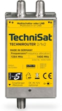 TechniSat Mini 2/1x2 Technirouter, silber/gelb (0000/3289)