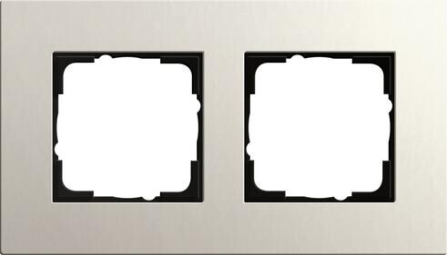 Abdeckrahmen 2-fach, System 55 Esprit, hellgrau, GIRA 0212220