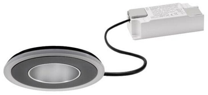 Brumberg ZONDRA LED-Einbaudownlight 230 V AC, 50 Hz, 13W, 950lm, 24°, 3.000K, rund, starr, schwarz struktur (39339183)