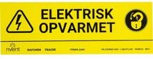 Raychem ETL-G Aufkleber, selbstklebend, gelb (597779-000)