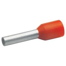 Klauke 172RH Isolierte Aderendhülsen nach DIN mit Easy Entry, Farbcode 1, 1,5mm², 10mm, rot, 100 Stück