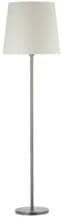 Brumberg ARCANIA Stehleuchte, für E27-LED-Retrofit-Lampe, mit Chintz-Stoffschirm, Höhe 1.650 mm