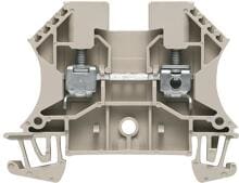 Weidmüller WDU 4 Durchgangs-Reihenklemme, Schraubanschluss, 4 mm², 800V, 32A, dunkelbeige (1020100000)