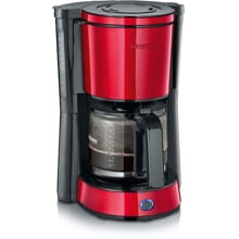 Severin KA 4817 Type Kaffeemaschine, 1000W, 10 Tassen, 1,25l, automatische Abschaltung, Warmhalteplatte, fire red metallic/schwarz