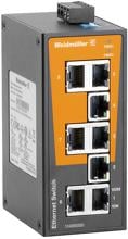 Weidmüller IE-SW-BL08-8TX Netzwerk-Switch, 8x RJ45 Ports (1240900000)