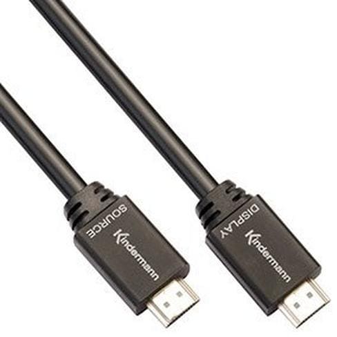 Kindermann 4K60 HDMI Aktiv Kabel 10m, schwarz (5809003010)