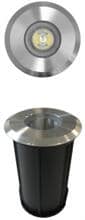 Beneito Faure OPTIC Boden-Einbauleuchte, 2W 3.000K 35° IP67, edelstahl