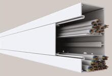 GGK 18040 Brüstungskanal BR 60x170/80-9010, PVC, Unter-/Oberteil, 80 mm OT, alpinweiß
