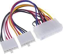 InLine Stromadapter intern, 20pol ATX-NT zu P8/P9 AT-Mainboard, 0,20m (26641)