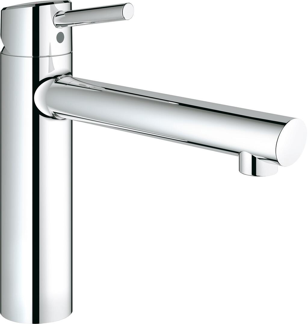 GROHE EH-SPT-Batterie Concetto 31128 Einhebelmischer, mittelhoher Auslauf, Hochdruck, chrom (31128001)