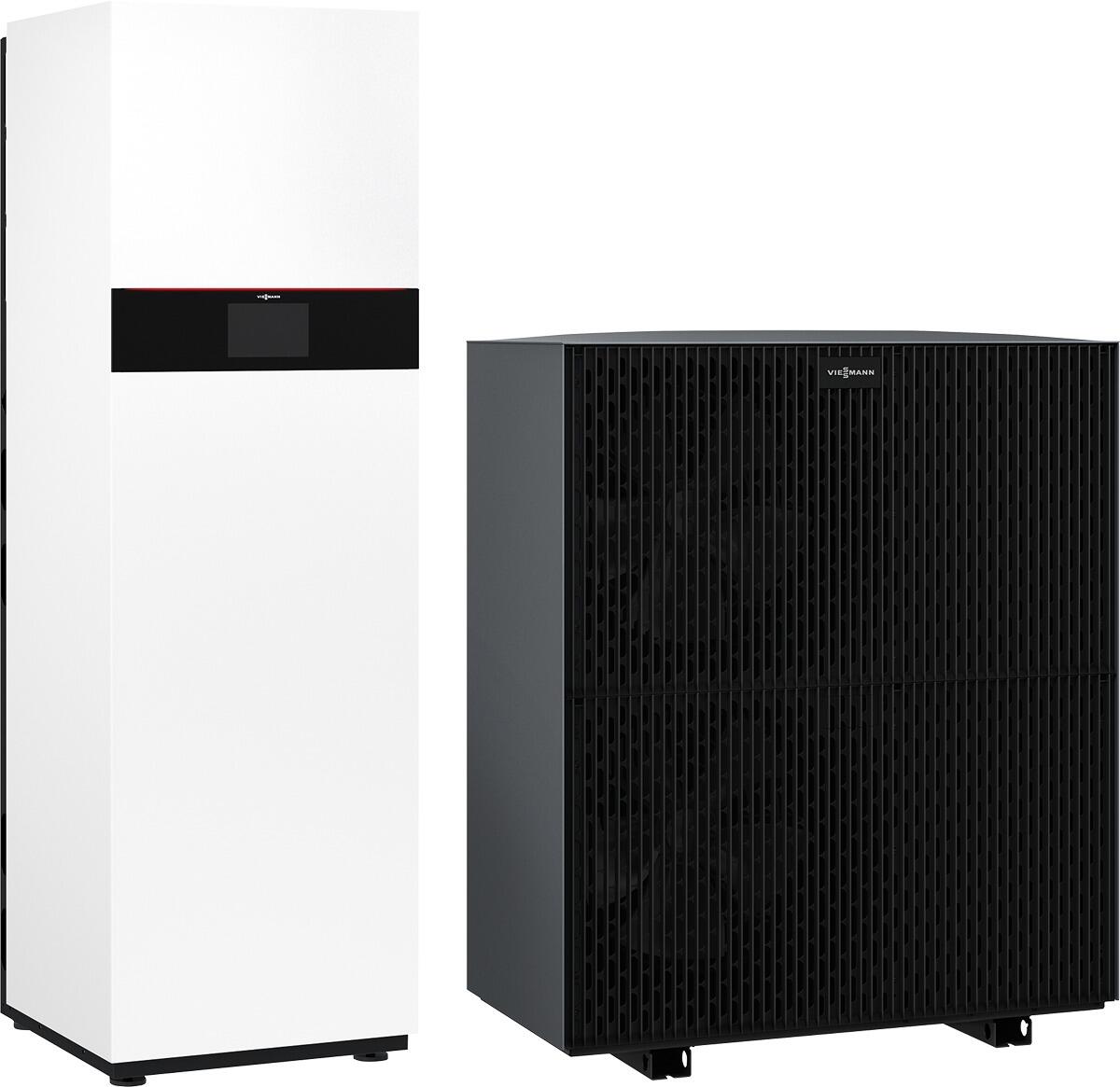 Viessmann Vitocal 250-A Compact 2C A16 400V V119 Antifreeze Variante mit LAN-Modul ODU 250-A AWMOF-251.A1.16-400V-V002 + IDU-A Compact mit 2 integrier