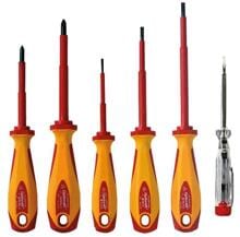 Silberspeer Schraubendreherset 6-Teilig, Rot Gelb (22495.1)