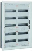 ABN UK15 Flachverteiler Unterputz/Hohlwand, 1x5-reihig, IP30, HxBxT: 820x320x110 mm, weiß