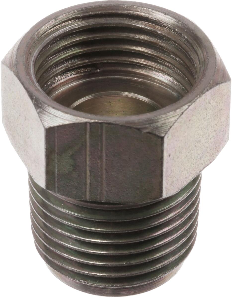 Bosch Siemens 00427950 Anschlusseinheit, 1/2" gerade- aussen conic ISo7 EN10226-1 innen parallel (Iso228), Stahl verzinkt -gewinkelte Ausführung=17301