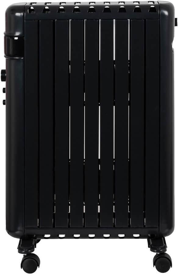 Eurom RAD 2000 Oil free Black Ölfreier Heizkörper, 2000W, Thermostat,  Kipp-/Überhitzungsschutz (363937) Elektroshop Wagner