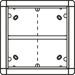 Ritto Unterputzrahmen 4 Modulplätze, quadratisch, silber (1881520)
