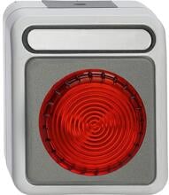 Merten Lichtsignal E 14, Aquastar, AC 250 V, max. 5 W, IP44, lichtgrau, (MEG4410-8029)