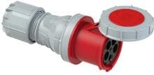 PCE POWER TWIST CEE-Kupplung, 125A, 5p, 6h, IP67, 400V, rot (245-6)