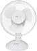 Clatronic VL 3601 Tischventilator, Ø 23cm, 2 Geschwindigkeiten, oszillierend, Metallschutzgitter, weiß (263698)