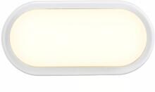 Nordlux Cuba Outdoor Bright Oval Wandleuchte, IP54, 14W, 1600lm, 3000K, weiß (2019191001)